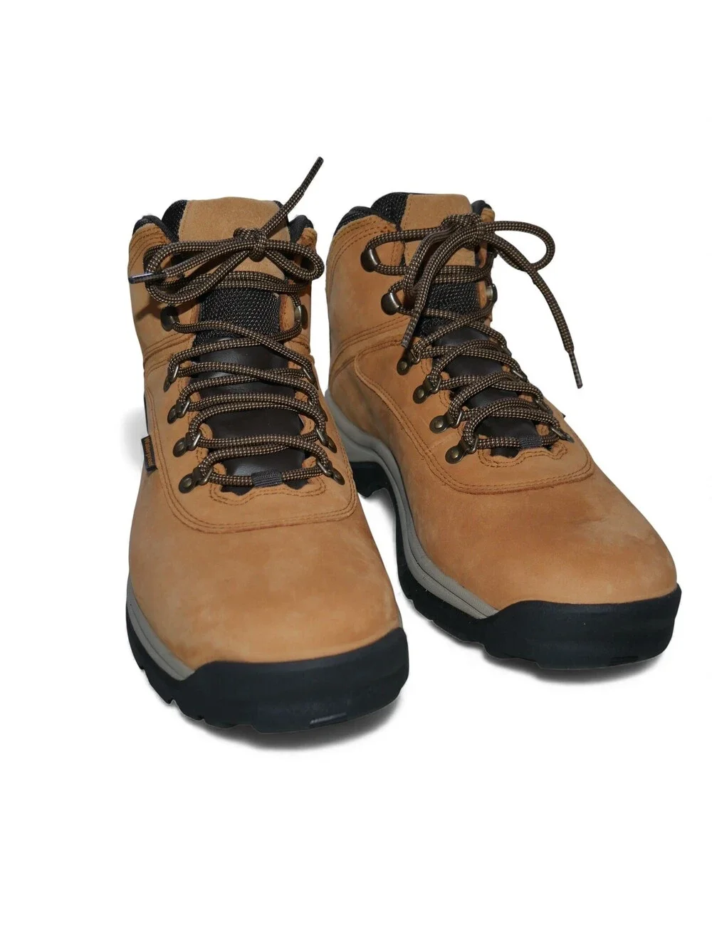 NEW Timberland Mens Size 13 Waterproof Hiking Boots Wheat Nubuck White Ledge